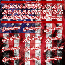 Загрузить изображение в средство просмотра галереи, Custom White White Red-Royal American Flag Fashion 3D Pattern Long Sleeve Performance T-Shirt