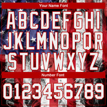 Загрузить изображение в средство просмотра галереи, Custom White White Red-Royal American Flag Fashion 3D Pattern Long Sleeve Performance T-Shirt