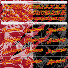 Load image into Gallery viewer, Custom Graffiti Pattern Red-Gold Scratch 3D Long Sleeve Performance T-Shirt