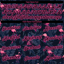 Загрузить изображение в средство просмотра галереи, Custom Black Black-Pink Flamingo 3D Pattern Long Sleeve Performance T-Shirt