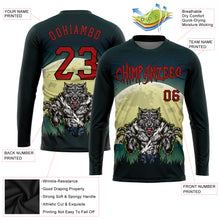 Загрузить изображение в средство просмотра галереи, Custom 3D Pattern Halloween Trick Treat Horror Night Long Sleeve Performance T-Shirt