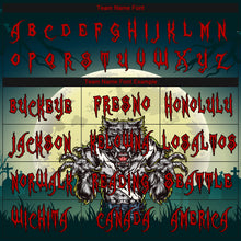 Загрузить изображение в средство просмотра галереи, Custom 3D Pattern Halloween Trick Treat Horror Night Long Sleeve Performance T-Shirt