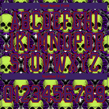Загрузить изображение в средство просмотра галереи, Custom 3D Pattern Halloween Skulls Long Sleeve Performance T-Shirt