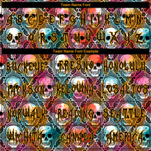 Загрузить изображение в средство просмотра галереи, Custom 3D Pattern Halloween Skulls Long Sleeve Performance T-Shirt