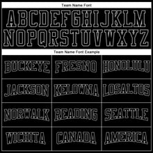 Load image into Gallery viewer, Custom Black Black-Gray Long Sleeve Performance T-Shirt