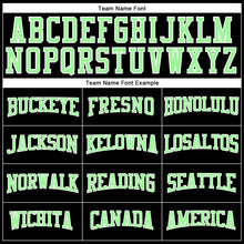 Load image into Gallery viewer, Custom Black Pea Green-White Long Sleeve Performance T-Shirt