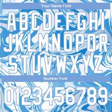 Load image into Gallery viewer, Custom 3D Pattern Design Abstract Ocean With Waves Fluid Art Long Sleeve Performance T-Shirt