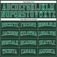 Load image into Gallery viewer, Custom Green Kelly Green-White Long Sleeve Performance T-Shirt