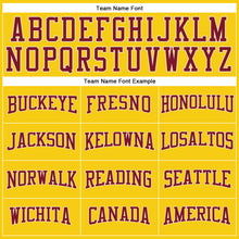 Charger l'image dans la galerie, Custom Gold Crimson-Cream Long Sleeve Performance T-Shirt