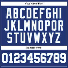 Laden Sie das Bild in den Galerie-Viewer, Custom Royal White-Light Blue Long Sleeve Performance T-Shirt