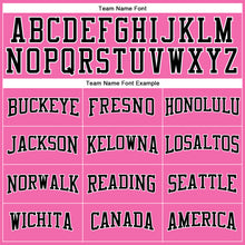 Laden Sie das Bild in den Galerie-Viewer, Custom Pink Black-White Long Sleeve Performance T-Shirt