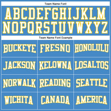 Загрузить изображение в средство просмотра галереи, Custom Powder Blue White Gold Long Sleeve Performance T-Shirt