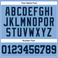 Load image into Gallery viewer, Custom Light Blue Navy Gray-Aqua Long Sleeve Performance T-Shirt