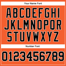 Load image into Gallery viewer, Custom Orange Black-White Long Sleeve Performance T-Shirt