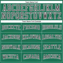 Load image into Gallery viewer, Custom Kelly Green Steel Gray-White Long Sleeve Performance Salute To Service T-Shirt