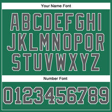 Load image into Gallery viewer, Custom Kelly Green Steel Gray-White Long Sleeve Performance Salute To Service T-Shirt