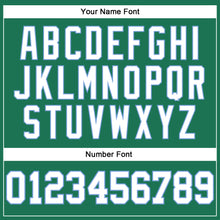 Load image into Gallery viewer, Custom Kelly Green White-Light Blue Long Sleeve Performance Salute To Service T-Shirt