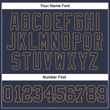 Загрузить изображение в средство просмотра галереи, Custom Navy Navy-Old Gold Long Sleeve Performance Salute To Service T-Shirt