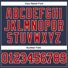 Загрузить изображение в средство просмотра галереи, Custom Navy Red-White Long Sleeve Performance Salute To Service T-Shirt