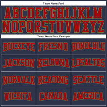 Загрузить изображение в средство просмотра галереи, Custom Navy Red-Old Gold Long Sleeve Performance Salute To Service T-Shirt