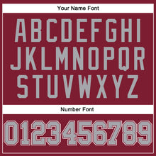 Charger l'image dans la galerie, Custom Crimson Gray-White Long Sleeve Performance T-Shirt