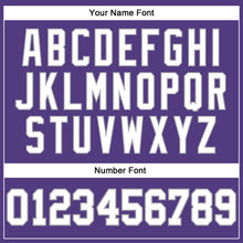 Load image into Gallery viewer, Custom Purple White-Gray Long Sleeve Performance T-Shirt