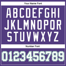 Load image into Gallery viewer, Custom Purple White-Kelly Green Long Sleeve Performance T-Shirt