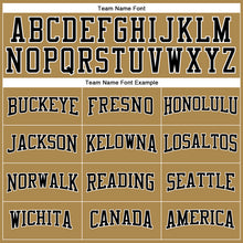 Загрузить изображение в средство просмотра галереи, Custom Old Gold Black-White Long Sleeve Performance T-Shirt