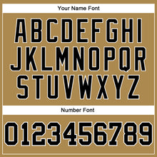 Загрузить изображение в средство просмотра галереи, Custom Old Gold Black-White Long Sleeve Performance T-Shirt