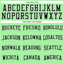 Load image into Gallery viewer, Custom Pea Green Black-White Long Sleeve Performance T-Shirt