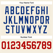 Load image into Gallery viewer, Custom Cream Red-Royal Long Sleeve Performance T-Shirt