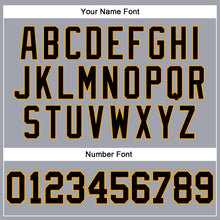 Загрузить изображение в средство просмотра галереи, Custom Gray Black-Gold Long Sleeve Performance T-Shirt