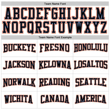 Загрузить изображение в средство просмотра галереи, Custom White Black Powder Blue-Orange Long Sleeve Performance T-Shirt