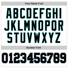 Load image into Gallery viewer, Custom White Black Crimson-Aqua Long Sleeve Performance T-Shirt