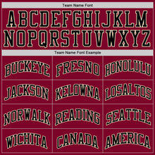 Laden Sie das Bild in den Galerie-Viewer, Custom Maroon Black-Cream Authentic Throwback Basketball Jersey