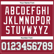 Загрузить изображение в средство просмотра галереи, Custom Maroon White Black-Gray Authentic Throwback Basketball Jersey