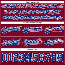 Загрузить изображение в средство просмотра галереи, Custom Maroon Royal-White Authentic Throwback Basketball Shorts