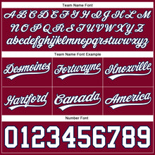 Загрузить изображение в средство просмотра галереи, Custom Maroon White-Navy Authentic Basketball Shorts