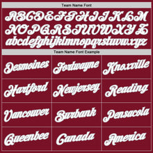 Загрузить изображение в средство просмотра галереи, Custom Maroon White-Gray Authentic Throwback Basketball Jersey