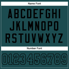 Laden Sie das Bild in den Galerie-Viewer, Custom Midnight Green Midnight Green-Black Mesh Authentic Football Jersey