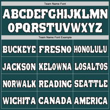 Load image into Gallery viewer, Custom Midnight Green White-Gray Mesh Authentic Football Jersey