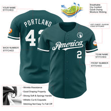 Charger l'image dans la galerie, Custom Midnight Green White Authentic Baseball Jersey