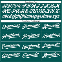 Charger l'image dans la galerie, Custom Midnight Green White Authentic Baseball Jersey