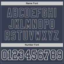 Загрузить изображение в средство просмотра галереи, Custom Navy Navy-White Mesh Authentic Football Jersey