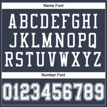 Загрузить изображение в средство просмотра галереи, Custom Navy White-Gray Mesh Authentic Football Jersey