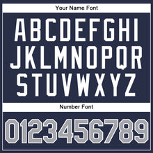 Load image into Gallery viewer, Custom Navy Gray-White Authentic Sleeveless Baseball Jersey