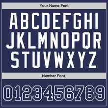 Загрузить изображение в средство просмотра галереи, Custom Navy Navy-White Authentic Throwback Basketball Jersey