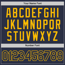 Загрузить изображение в средство просмотра галереи, Custom Navy Navy-Gold Performance T-Shirt