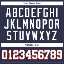 Загрузить изображение в средство просмотра галереи, Custom Navy White Gray-Red Authentic Throwback Basketball Jersey