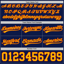 Загрузить изображение в средство просмотра галереи, Custom Navy Gold-Red Authentic Throwback Basketball Shorts